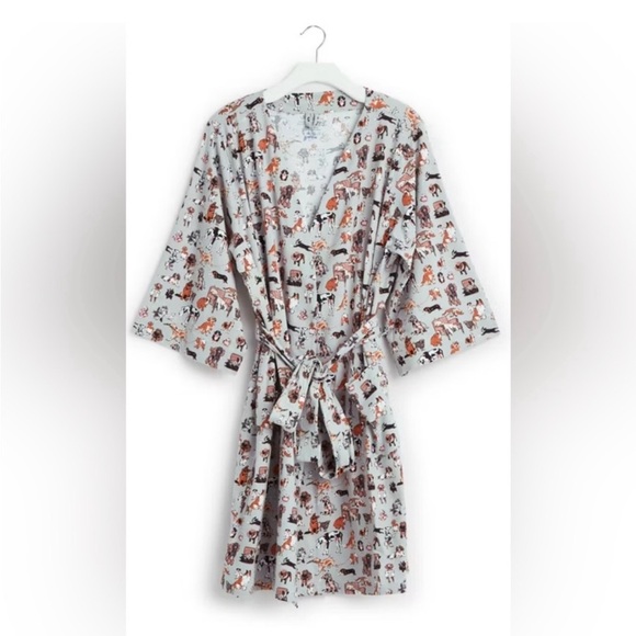 Vera Bradley Other - Vera Bradley DOG SHOW Knit Robe Small Medium